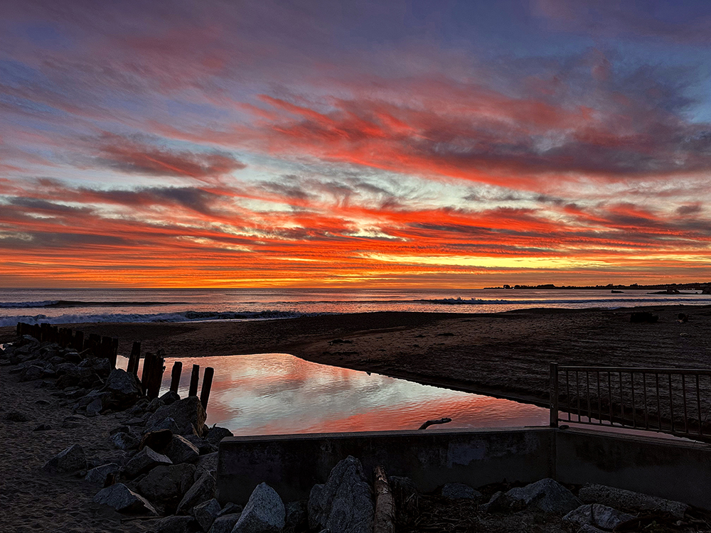 Rio Del Mar Beach in Aptos, California, Santa Cruz County